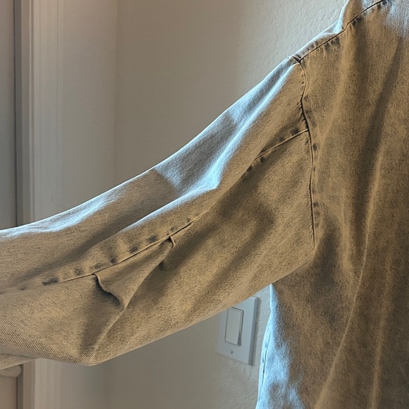 Zara Light Blue Half-Zip Jacket - Picture 5 of 5